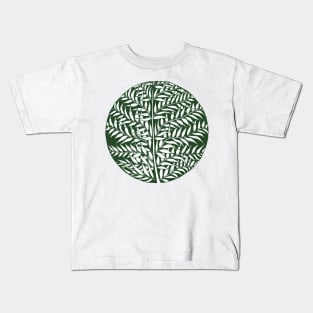 Green leaves Kids T-Shirt